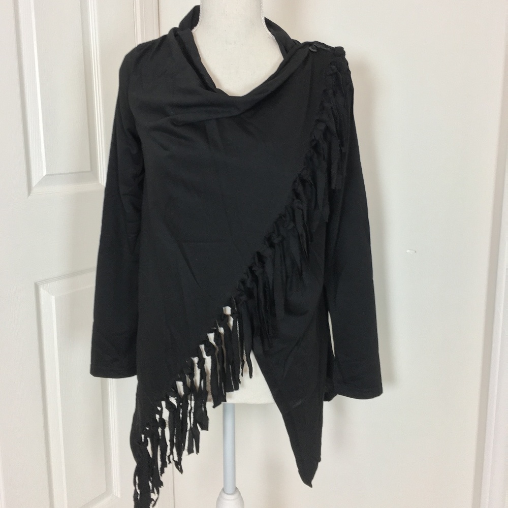 New Womens Black Lightweight Cardigan